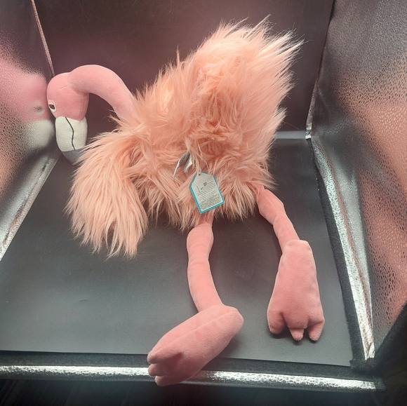 Jellycat Pink Flamingo Rosario RARE Stuffed Bird Soft Plush Animal Toy 20” - Picture 5 of 9
